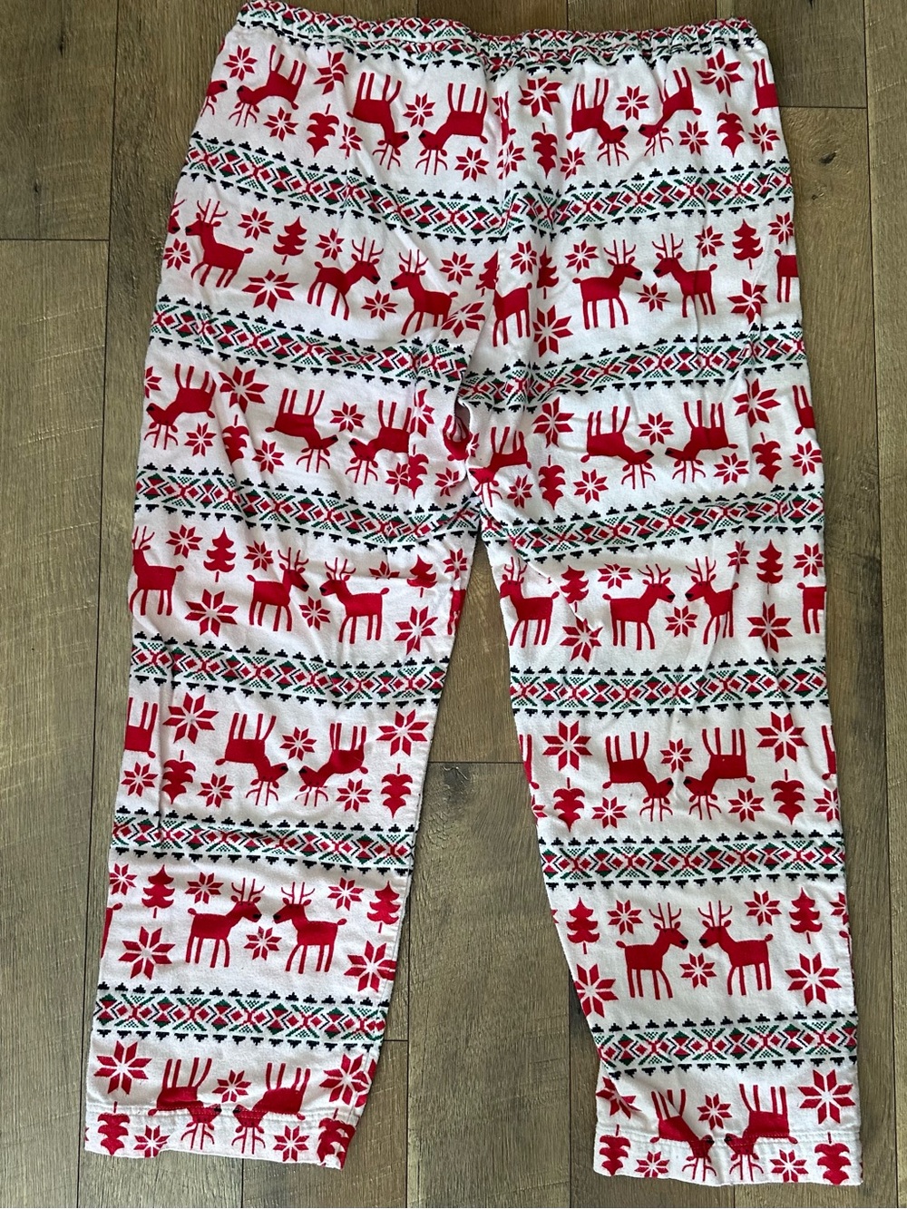 Hanna Andersson Unisex Dear Deer Flannel Pajama Pants Sz L - Picture 3 of 5